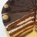 Csokis gesztenyés tortaszelet