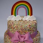 Szivárványos torta