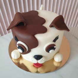 Foltos kis kutya torta