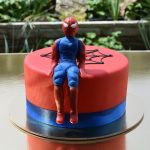 Pókember torta 1