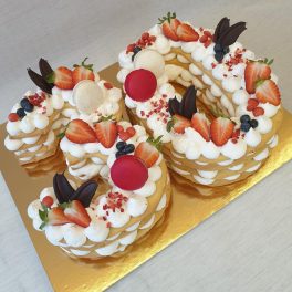 Mille-Feuille szám torta