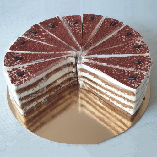 Ír kávés tortaszelet