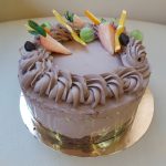 Tej és tojásmentes csokoládés torta