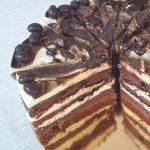 Csokis keksz tortaszelet